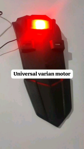 spakbor belakang exciter mx king lama new 150cc motif carbon plus mata kucing running kedip bahan abs plastik tebal