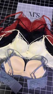 🇲🇾 Ready Stock High Quality 5cm Push Up Bra(4 Hooks)Wireless Bra(Tidak Dawai+Span Tebal+Tepi Besar) 加厚内衣加厚文胸小胸内衣AA杯内衣聚拢内衣Push Up Bra