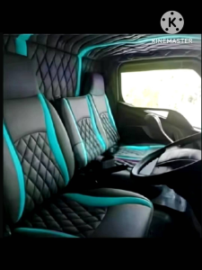 cover jok +lapisan pelapon+lapisan kabin belakang buat truk CanterRagasaDynaElf Traga