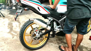 KNALPOT NINJA R SS RR OLD NEW COBRA HITAM DOFF ORIGINAL MACHINE BUKAN CMS ABRT