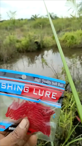 UMPAN CACING PALSU ISI 50 PCS BAHAN SILIKON - PTTY#3