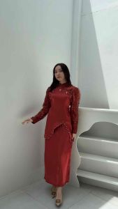 F520 Gamis Kekinian Pesta Lebaran: Set Atasan & Bawahan