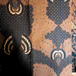 Kain Jarik Orang Tua Pengantin Truntum Godong Ukel Sogan Solo