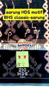 Sarung Hds motif BHS classic-sarung samarinda berkualitas