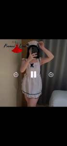 ชูดเมดแม่บ้านสาวอวบ ผ้ากันเปื้อนเว้าหลัง XL-2XL 80 กก P-280