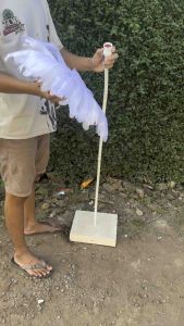 Standing Bunga Lampu Dekorasi Pelaminan 1 Tangkai Diameter 40cm