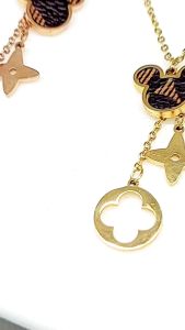 Kalung Titanium Mickey Mouse Lucu Anti Karat Xpid