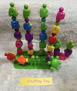 Kids Toys Learning ABC Letter Alphabets Kids Montessori Toys Early Learning Toys Block with shaking sound