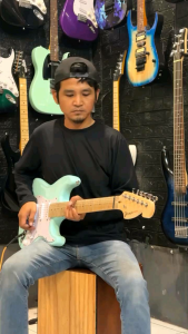 Gitar Elektrik Difergio Startocaster Hijau Melon