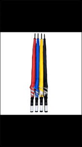 Big Umbrella Golf Companion: Silver-Backed 2-3 Person Umbrella for Rain & Shine Oversized UV Protection