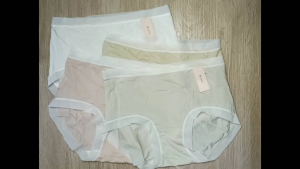 45-60KG Woman Panties Soft Lyocell Middle Waist Underwear Clothing Seluar Dalam Wanita