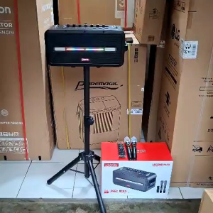 ASATRON LEGEND L-3001 MAX BLUETOOTH PARTY SPEAKER  DEEP BASS 15H BATTERY IPX5 2 UHF WIRELESS MICROPHONE 100% ORI