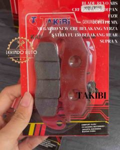 [TAKIBI] DISPAD /KAMPAS REM DEPAN BLADE/REVO ABSCRF 150/VARIO DEPAN F1ZR JUPITER MX MEGAPRO NEW/CRF BELAKANG/VERZA SATRIA FU 150 BELAKANG/REAR SUPRA X