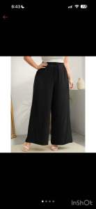 SQUARE PANTS PLUS SIZE - WIDE LEG PANTS PLUS SIZE