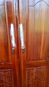 lemari pakaian pintu 3 jati elegan