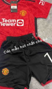 Quần Áo Bóng Đá Trẻ Em  Áo Đá Banh Cho Bé ĐT Bồ Đào Nha In Sẵn Tên Số Cầu Thủ