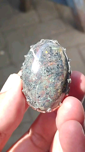 CINCIN BATU AKIK PANCA WARNA NEMPEL MAGNET ASLI ORIGINAL JUMBO