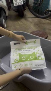 CÁT SẮN GEMLUCKY CATLITTER 100% NGUYÊN LIỆU TỰ NHIÊN 2KG