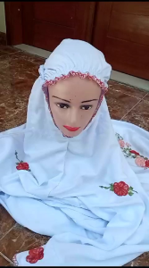 Mukena Lajuran Anak Tanggung SD & Mukena Terusan Bordir Usia 10-13th