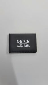 (NEW DESIGN)White Print OR CR HOLDER w/ Wing card pocket (Handy & Hardbound )Not an A4 size