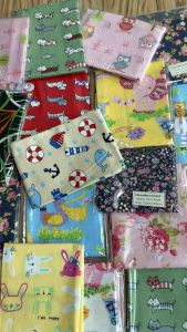 Good Quality Handkerchief 100% Cotton [SG Seller] Size 35x35cm Soft Smooth Fabric Cat Dolphins Owl Floral Rabbit Eco Friendly Pretty Gifts Ideas