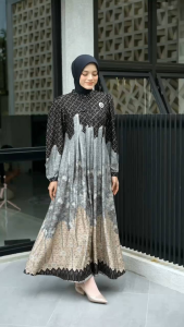 [ COD] RACHQUELE DRESS DAN MIDI BY NADHEERA LUXURY✔GAMIS NADHEERA TERBARU✔NYAMAN DIPAKAI✔