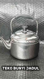 Teko Klasik Siul Stainless Steel Bisa Induksi Ceret Jadul 3 /4 / 5 Liter