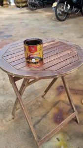 Dầu bóng phủ gỗ ngoài trời A900 Yes Paint - Màu bóng cánh gián bóng vàng bóng trong -  Chuyên dùng cho gỗ trong và ngoài trời