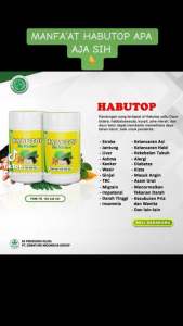 HABUTOP 100% ORIGINAL HERBAL ARAB MENGOBATI SEGALA MACAM PENYAKIT/HABUTOP HABATOP DENATURE ISI 200 KAPSUL - HABUTOP ISI 100 & 50 KAPSUL