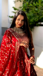 [PREORDER] Bridal Lehngha * choli with Dupata1 Choli / 1 Lehengha / 1 Dupata (DELIVERY 15 TO 21  WORKING DAYS) ETA :2023-12-30