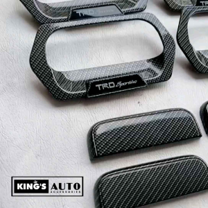 Paket Cover Handle Outer Pengaman Pintu Xenia 2004 - 2011 Carbon Glossy