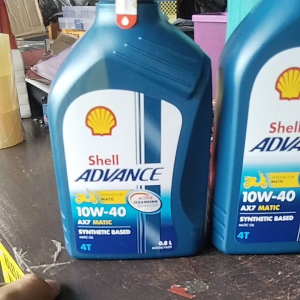 Oli Motor Matic Shell Advance AX7 Scooter Synthetic Based 10W-40 0.8/1L