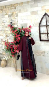 gamis & ouher gamis motif cantik edisi fatheeya dress