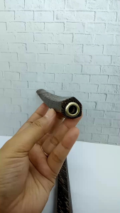 Pipa Cangklong Kayu Liwung Macan Model Segi Enam A445