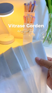 VITRASE GORDEN PUTIH POLOS KUALITAS PREMIUM VITRASE TIRAI VITRASE JENDELA