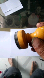 Stempel kelurahan desa stempel RT RW Castem stempel kayu otomatis warna sudah di isi tinta