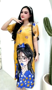 DASTER SULTAN motif YOONA //daster kekinian //DRESS motif bahan rayon daster kekinian terbaru 2024