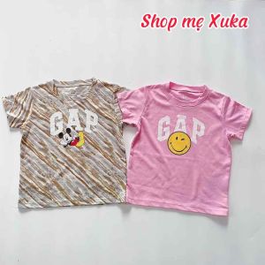 Áo thun ngắn tay Gap xuất khẩu bé trai bé gái