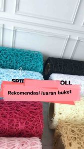 Flower Wrapping Paper Jaring Spider Korea / Polynet Spider Mesh Roll