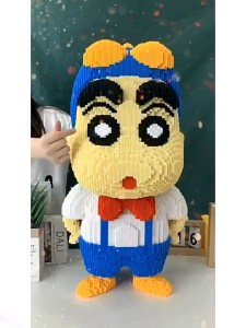 ️现货️ReadyStocks YS1398 Connection Super Hero Sin Chan building blocks toys YS1398 背带裤 咸蛋 超人 蜡笔小新 拼装 积木 玩具 成年人 高难度p