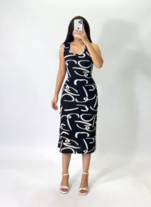 Mitchie Maxi Dress Printed
