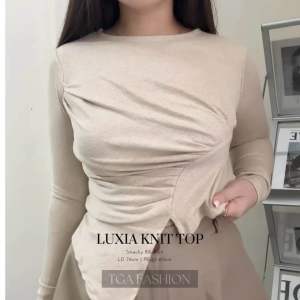 Luxia Knit Top | Atasan Wanita Korean Fashion | TGA Fashion Grosir