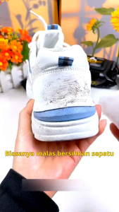 80 Lembar Tissue Basah Pembersih Sepatu Tissue Basah Pembersih Sepatu Tas Kulit Serbaguna Shoe Cleaner