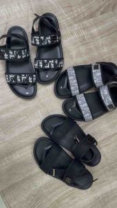 Dép SANDAL nam] quai ngang da sít cao cấp logo Fashion sang đẹp