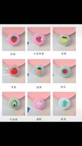 thước dây mini rút tự động hình trái cây