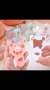 thước cuộn mini hình sticker sự dụng đo eoquần áo siêu đáng yêu