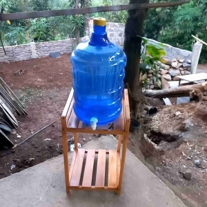 rak dispenser/galon/magicomkayu solidkuat hingga 85kg