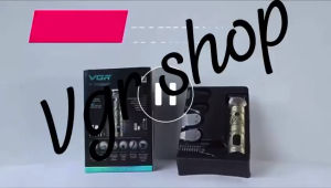VGR V-106 100% original Professional Hair Clipper Hair Cut Mechine Nose Trim 6in1 USB Charging V106