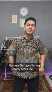 Batik Putra Bungsu: Kemeja Batik Katun Solo Lengan Pendek Lapis Furing Katun Halus Ready Sragam