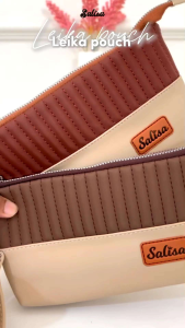 Leika pouch by Salisa gabia dompet wanita bordir free gantungan boneka